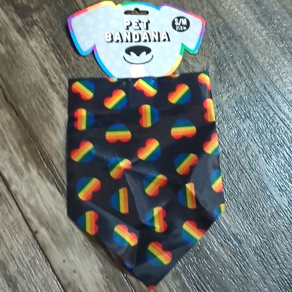 2pc Set, WE ARE ALL HUMAN Pet Bandana and Pet Dress for Feline or Canine - Picture 5 of 6